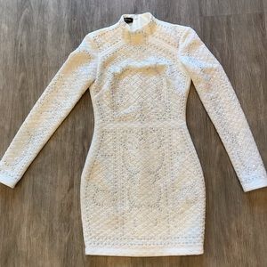 Bebe Studded Quilt Dress